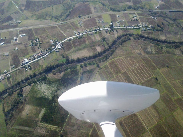 Vista desde el avión