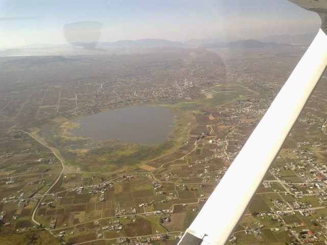 Vista hacia el lago