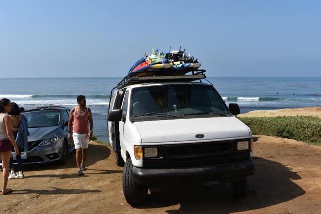 viaje con tablas de surf