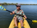 Noleggio kayak nella laguna ecologica a Mexicali 3 ore