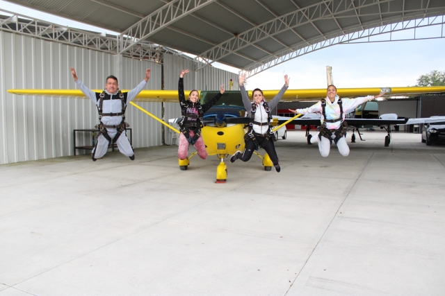  Experience skydiving 