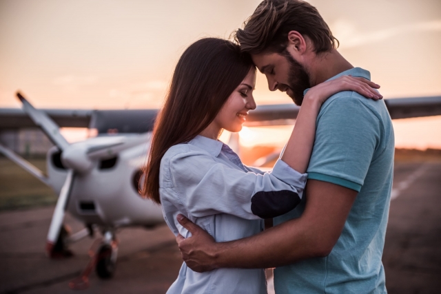 Romántico vuelo en avioneta 