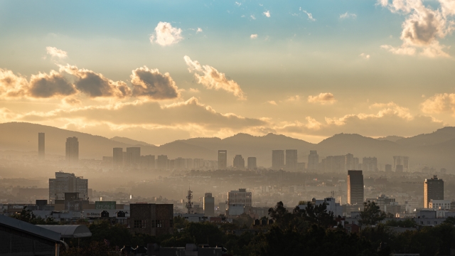 Atardecer en la ciudad 