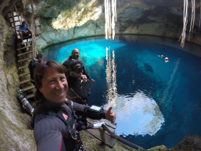 Mergulho no Cenote 