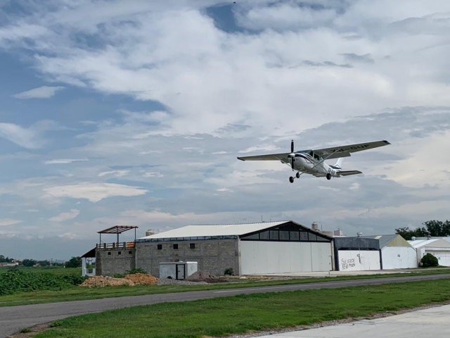  Small plane hangar 