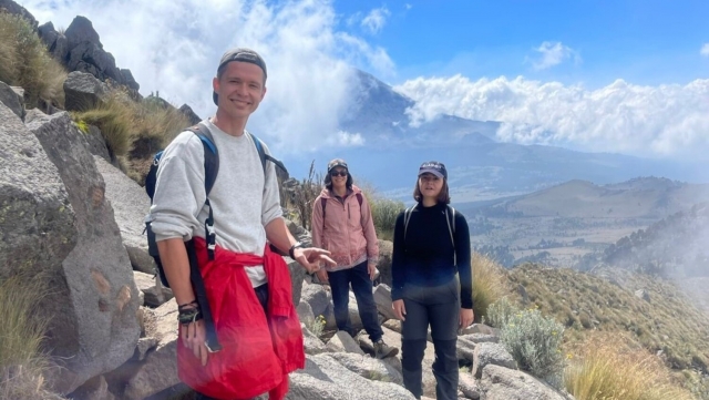  Group of hikers 
