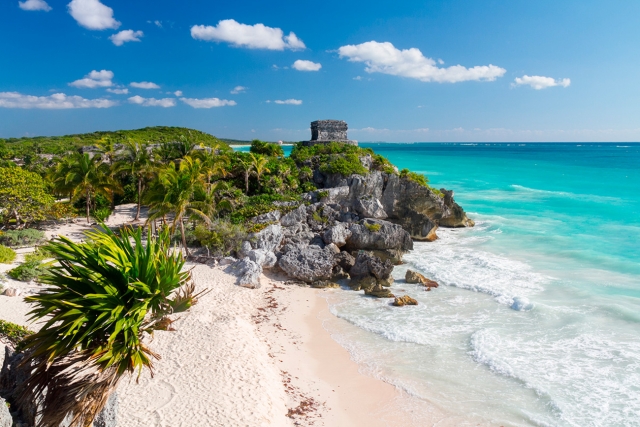 Tulum con vistas al mar