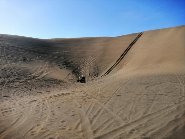  Dunas em Cuatimoto em Chachalacas 
