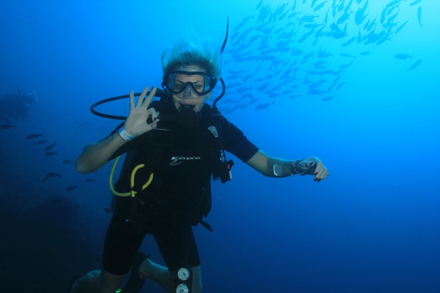 Buceo principiantes en Cabo San Lucas, Extranjeros