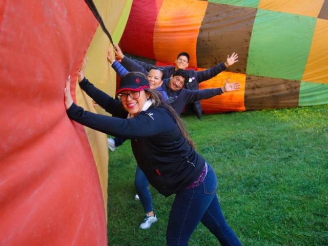 gonfiare i mongolfiere gonfiare i mongolfiere