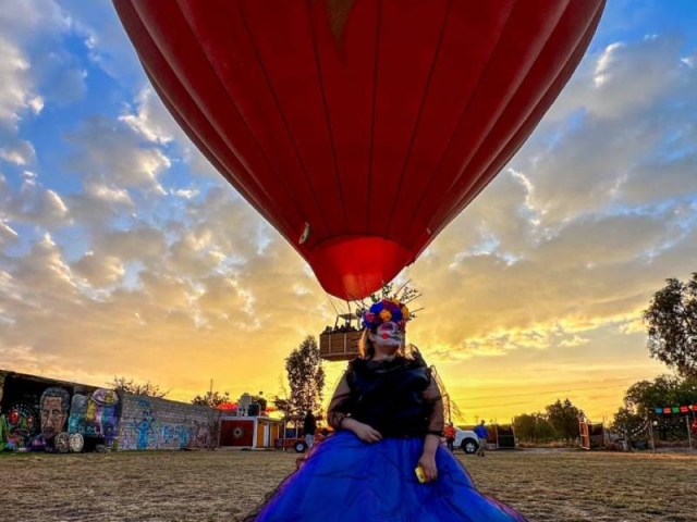Amanecer en globo aerostático