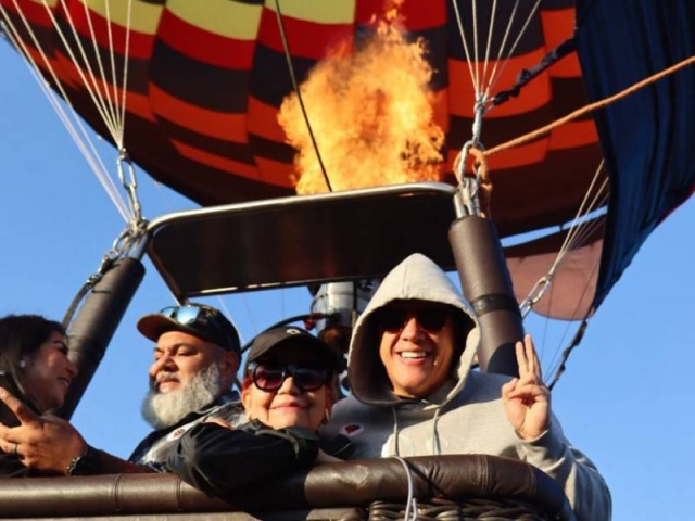 Viajando en globo