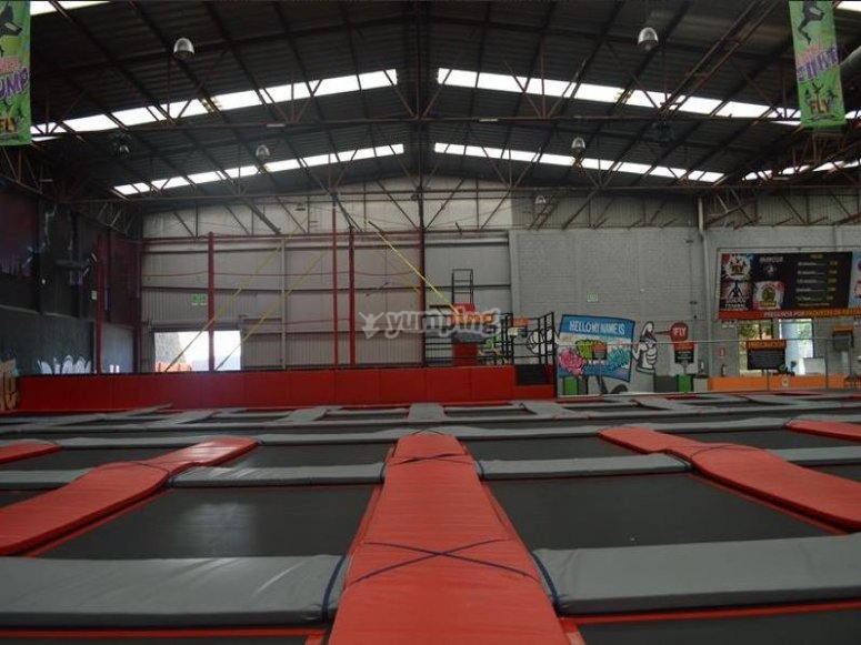 Entrada a parque de trampolines, Jalisco desde 100
