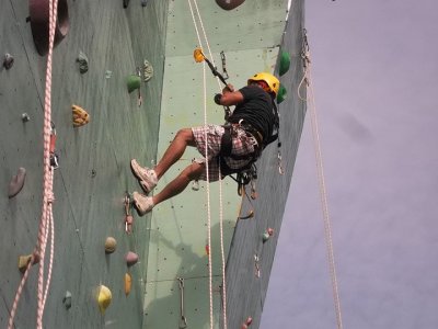 Parede de escalada em Guadalajara 12 passes