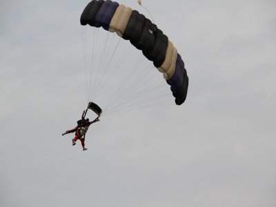 Jumping on a tandem parachute in Querétaro