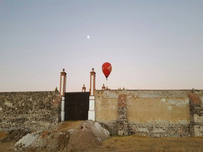 Viaje en globo en Huamantla hospedaje en hacienda