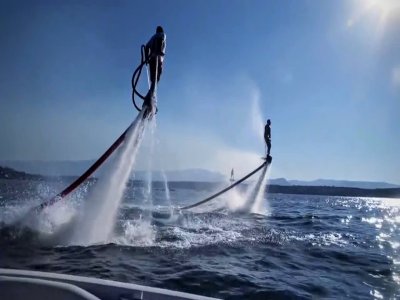 Flyboard auf dem Tequesquitengo-See