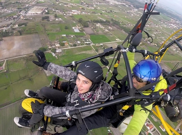 Paramotor tandem en Montijo