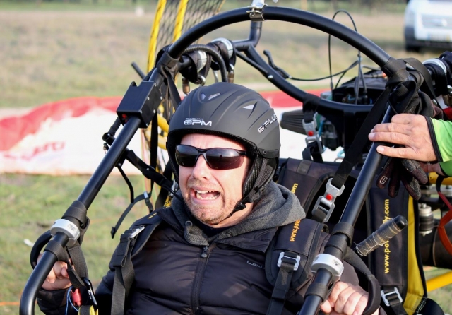 Cara de susto paramotor Portugal