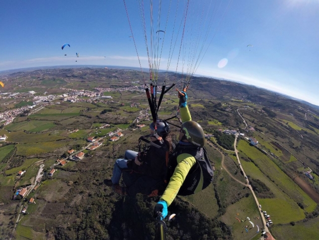 Parapenle tandem en Portugal