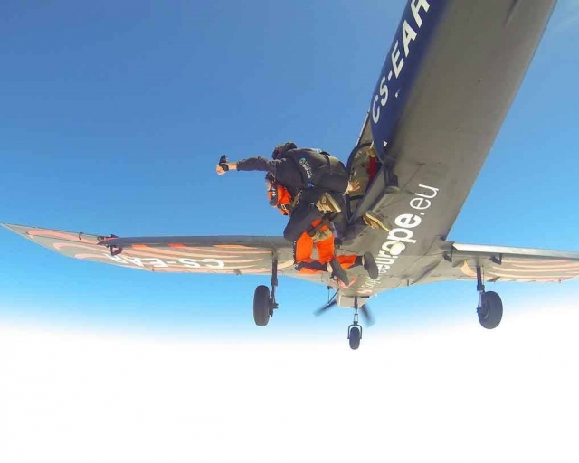 Caida libre desde el avion