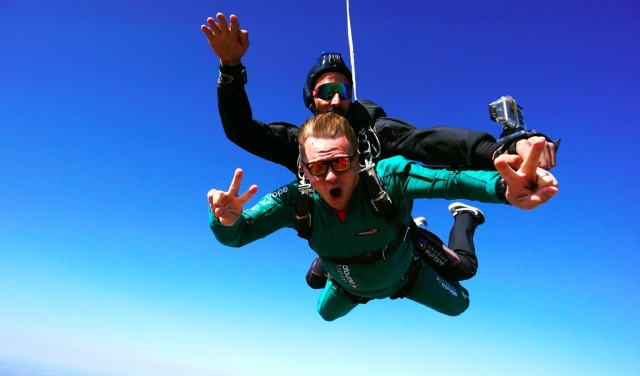 Salto en paracaidas en Leiria