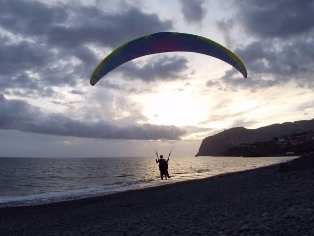 Parapenle biplaza en Madeira