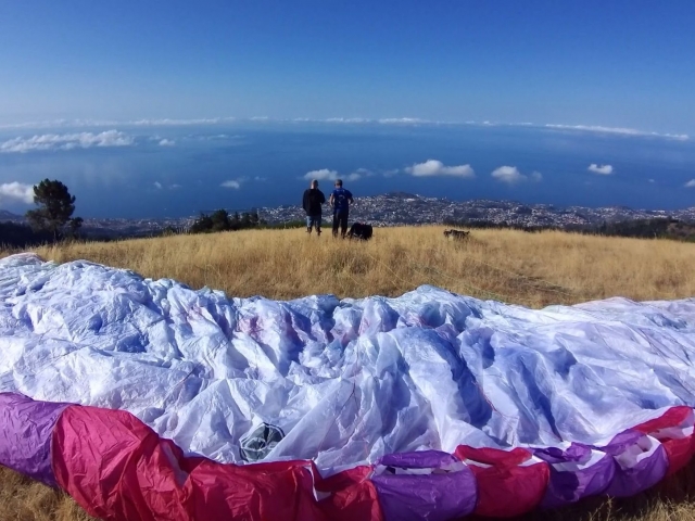 Parapenle al sur de Madeira