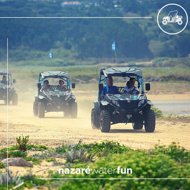 grupo haciendo buggy tour
