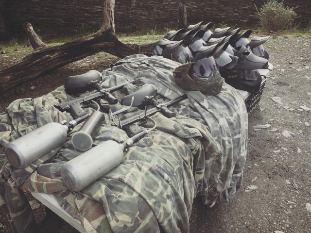 partida paintbal cerca de Oporto