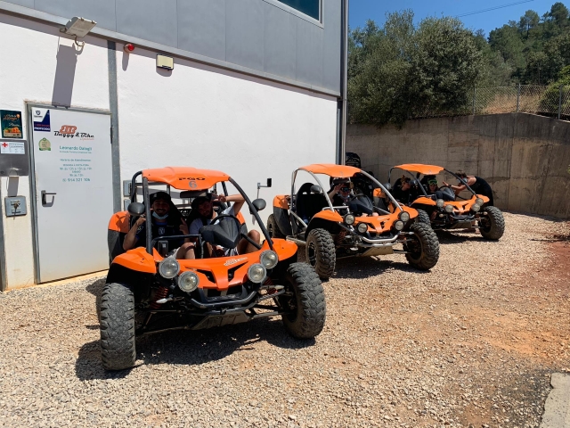 buggies preparados para salir
