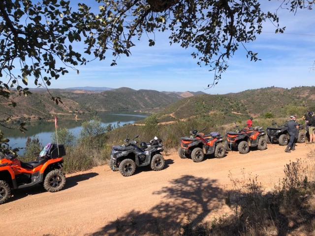 descansando de la ruta