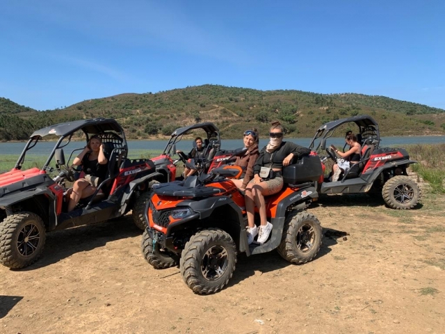 todo preparado para la ruta en cuatrimoto