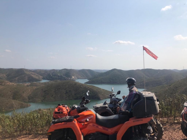 vistas desde el cuatrimoto