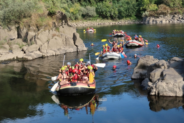 rafting por el Miño