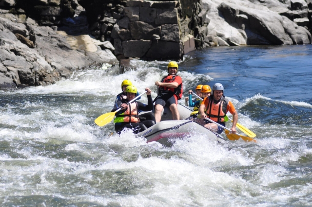 rafting en aguas brava