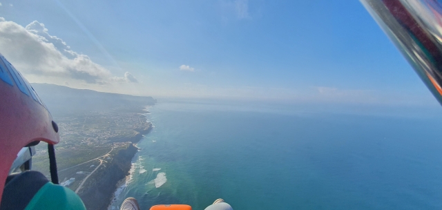 Vistas desde el paramotor