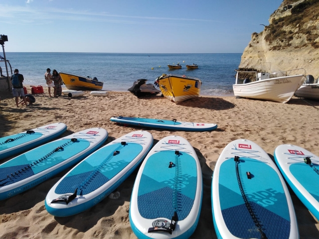 Tablas preparadas para el paddle board
