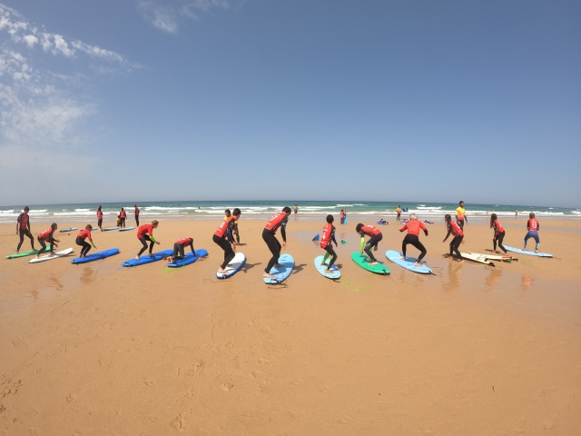 Aprendiendo surf