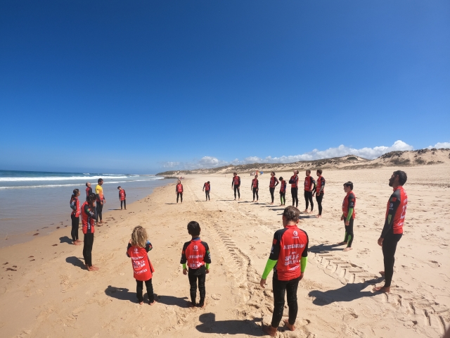 Aprendiendo a surfear