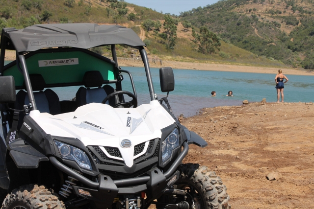 Llegada al lago