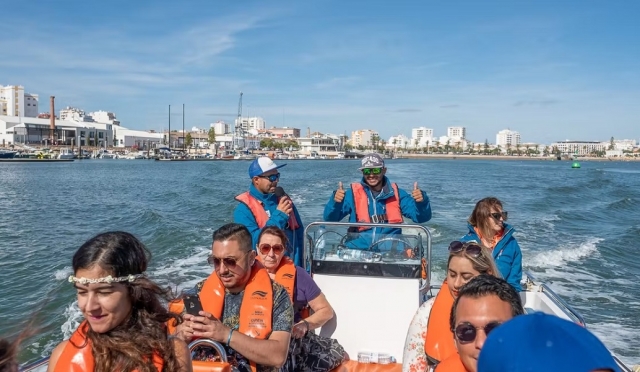 Saliendo del puerto