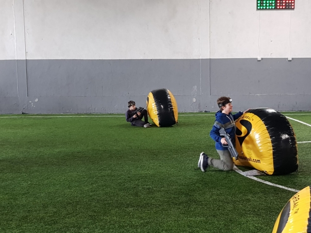 Laser tag con amigos