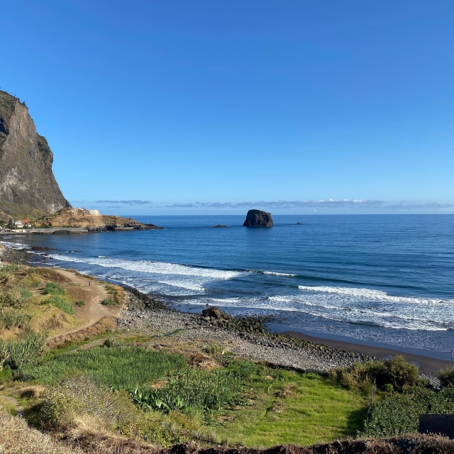 La playa para surfear