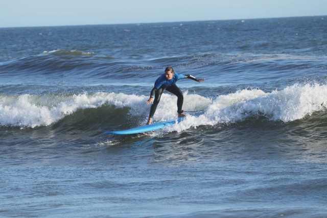Surfeando las olas
