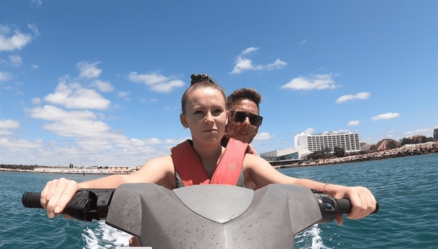 Jet skis en el Algarve