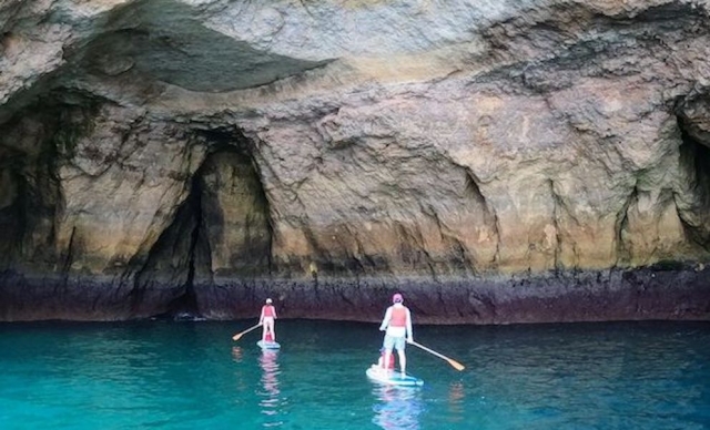 Paddle board en Benagil
