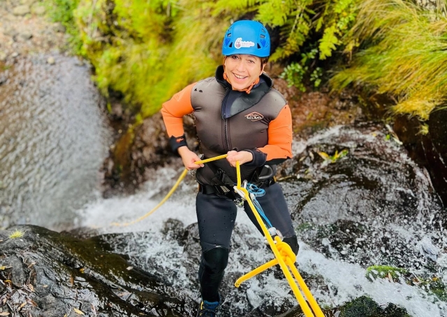 Descendiendo con alegria