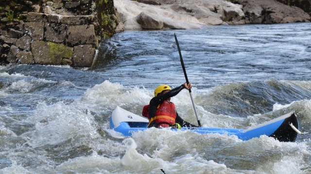 Practicando canoa-raft