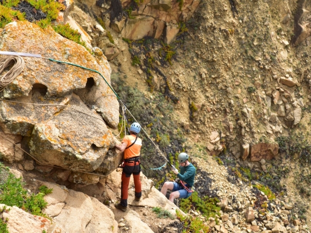 Rappel con instructor